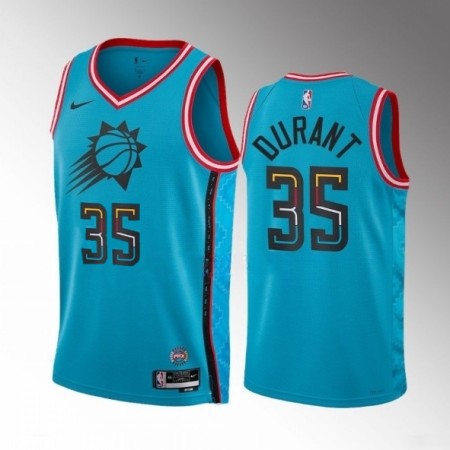 Mens Phoenix Suns #35 Kevin Durant Blue 2022-23 City Edition Stitched Basketball Jersey->phoenix suns->NBA Jersey